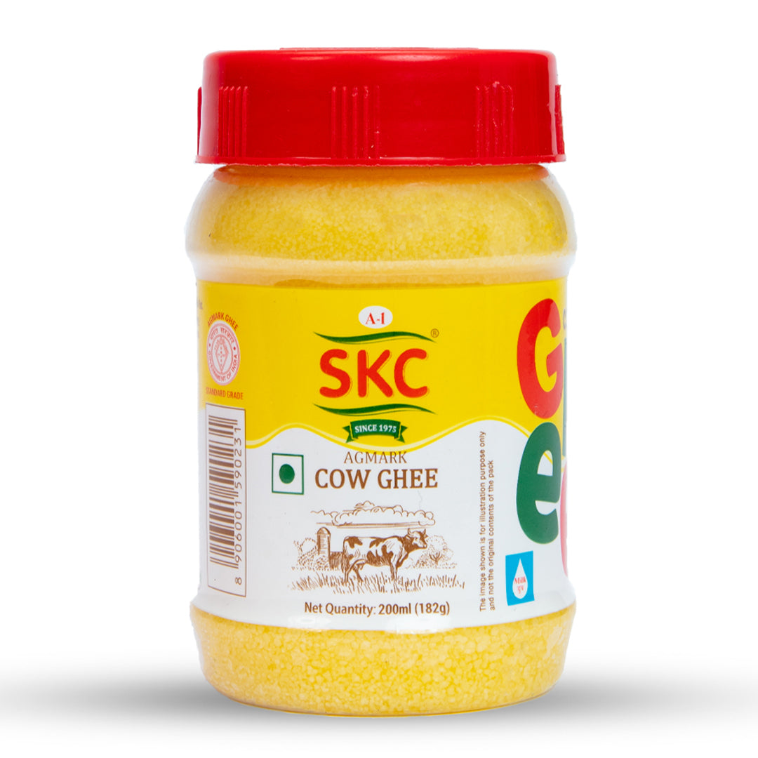 A1 SKC Pure Cow Ghee 200 ml Jar - Pack of 3