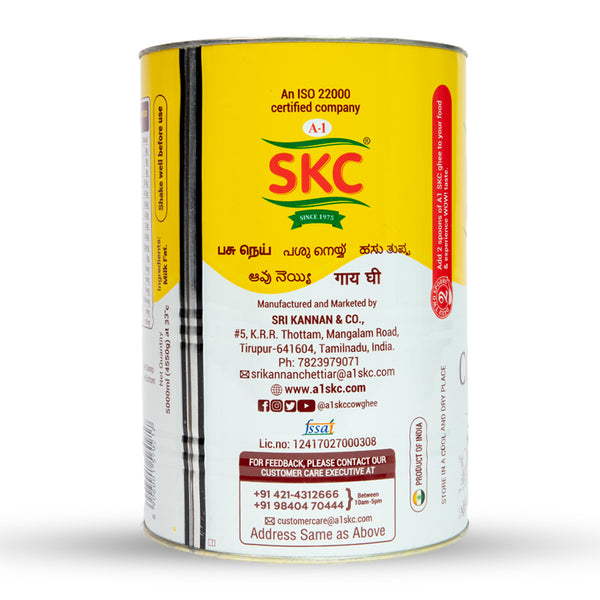 Pure Cow Ghee 5 ltr Tin