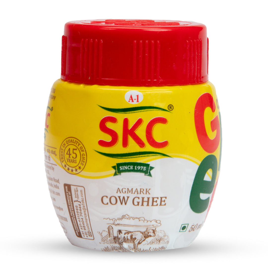 A1 SKC Pure Cow Ghee 50 ml Jar - Pack of 10