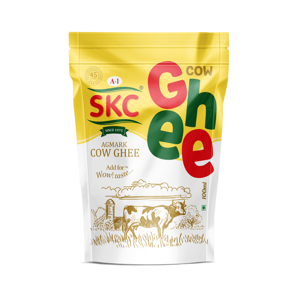 Pure Cow Ghee 500 ml Pouch