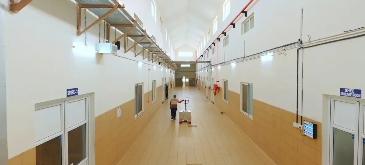 Hygiene and sanitation entry at the A1 SKC facility