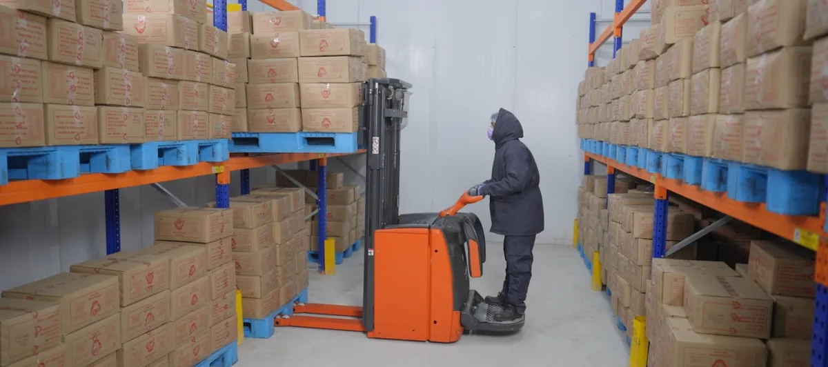 Cold storage — Temperature-controlled finished-goods store